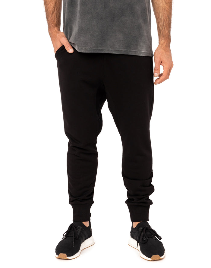 jogging loose black19 PULLIN en coton