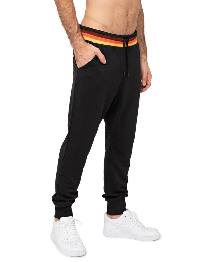 jogging loose vintageblack PULLIN en coton