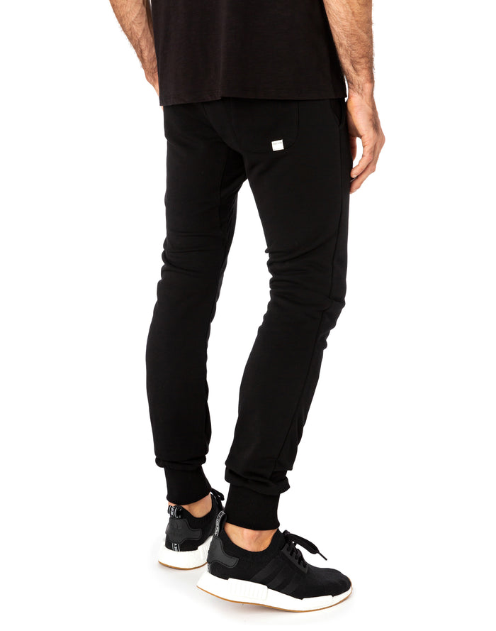 jogging slim black PULLIN en coton