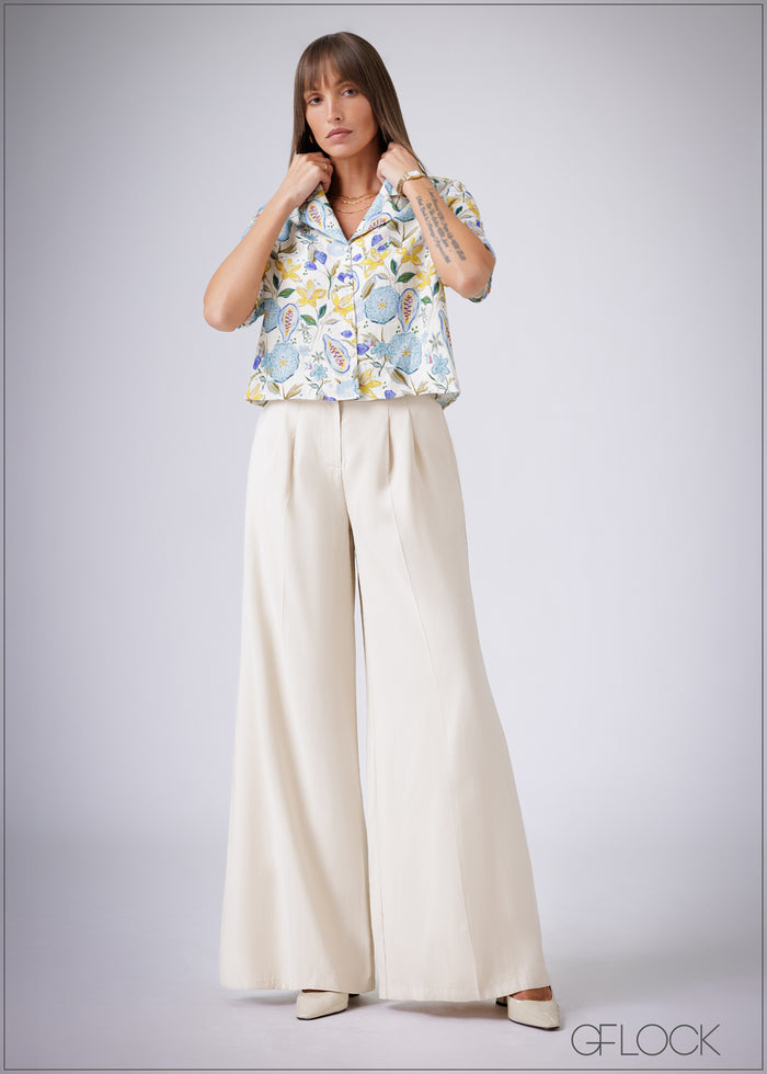 Lapel Collar Shirt - 230326