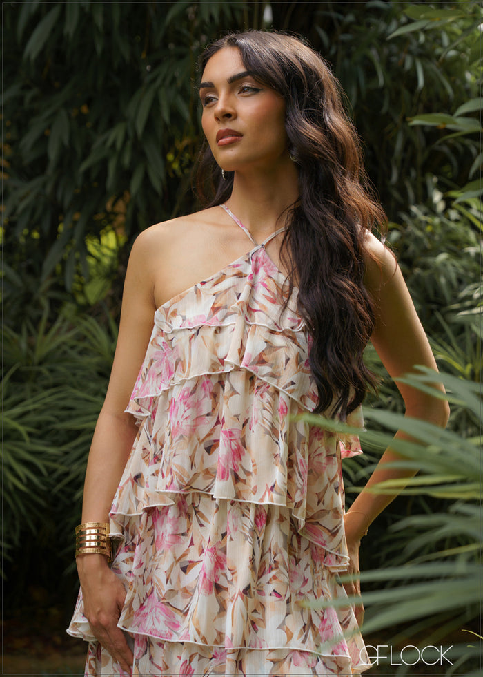 Layered Ruffle Dress - 090526