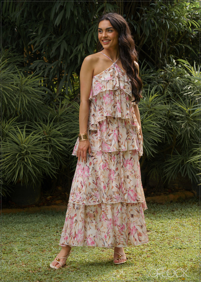 Layered Ruffle Dress - 090526