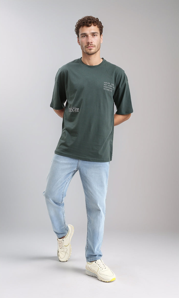 Light Blue Wash Straight Leg Denim Jeans - 0192747