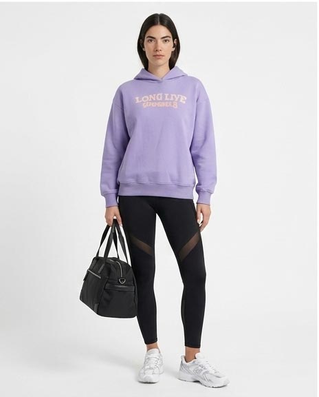 Long Live Cowgirls Lavender Graphic Hoodie - R206858