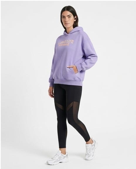 Long Live Cowgirls Lavender Graphic Hoodie - R206858