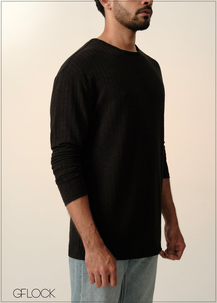 Long Sleeve Crew Neck Shirt - 260726