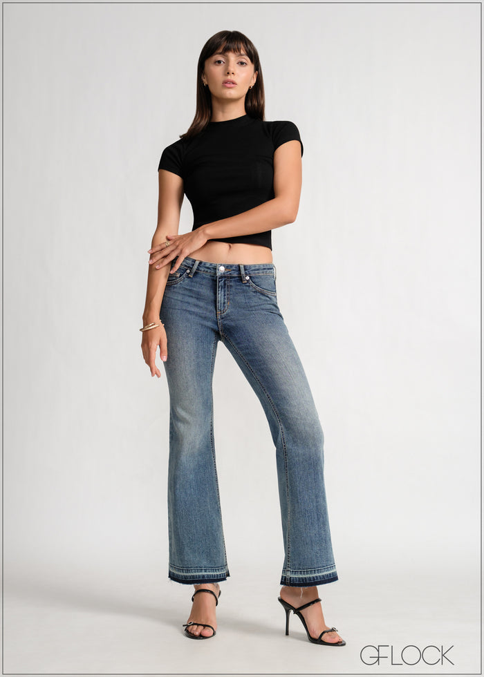 Low Waist Bootcut Jean - Short Length - 120426