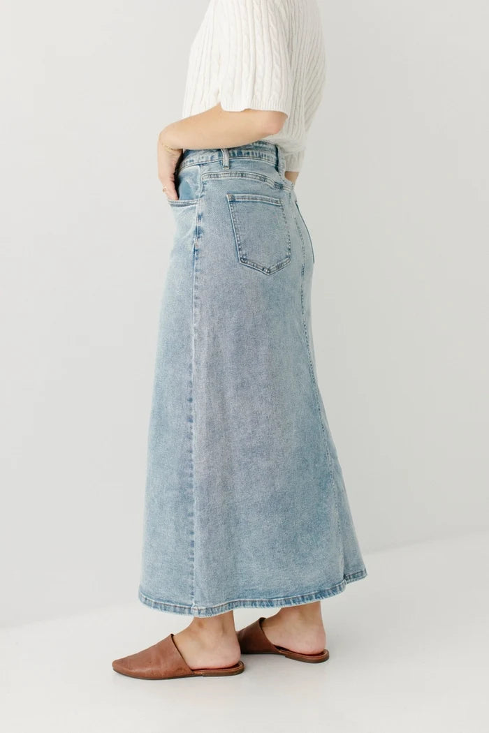 Madison Denim Maxi Skirt