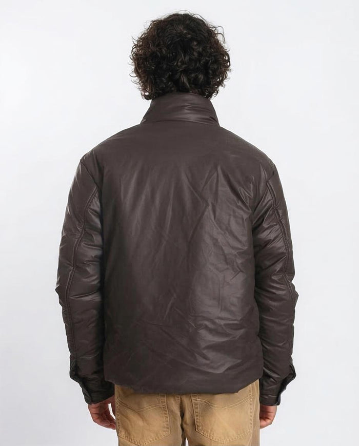 Men's Rich Cocoa Padded Utility Jacket - O199929