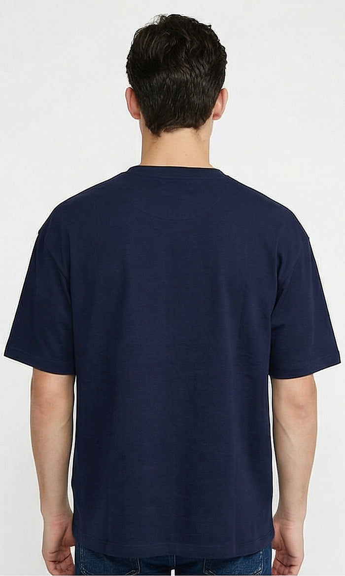 Midnight Navy Oversized Essential Tee - R216563
