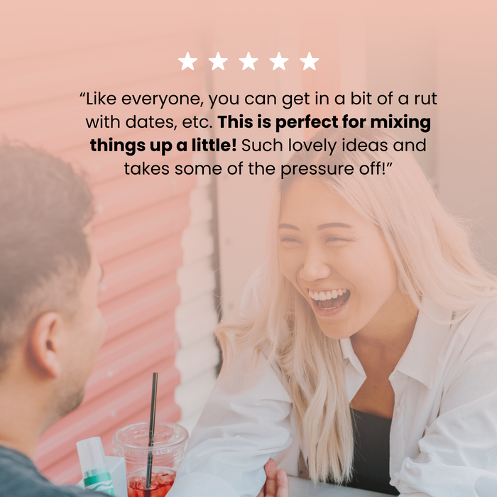An amazing review by someone who has purchased Mini Dates by The Adventure Challenge