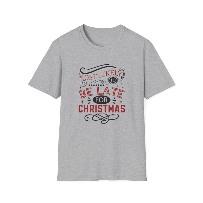 natural t-shirt with funny christmas gift slogan print
