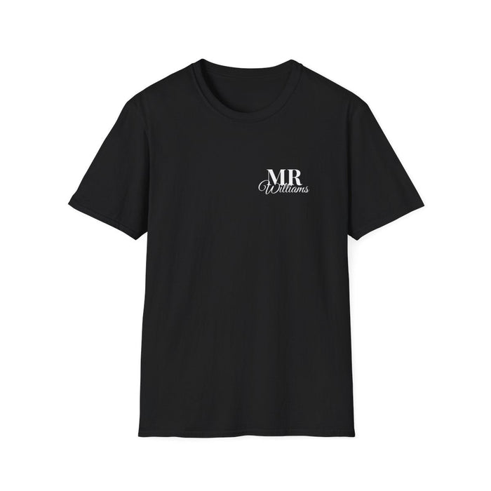Mr & Mrs Personalised Couples T-Shirt Set matching outfit set product image 3 from Beast and Beauty