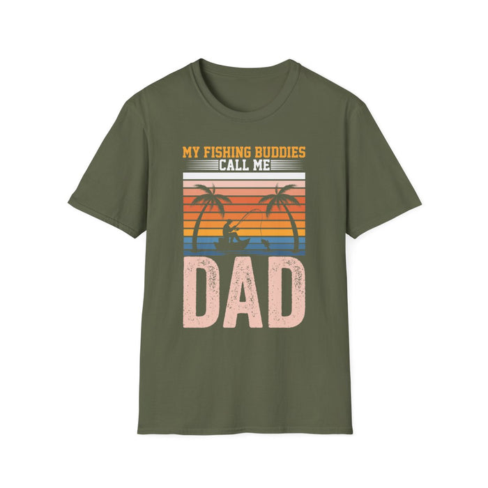 My Fishing Buddies Call Me Dad T-Shirt - funny t-shirt by Cheeky Business