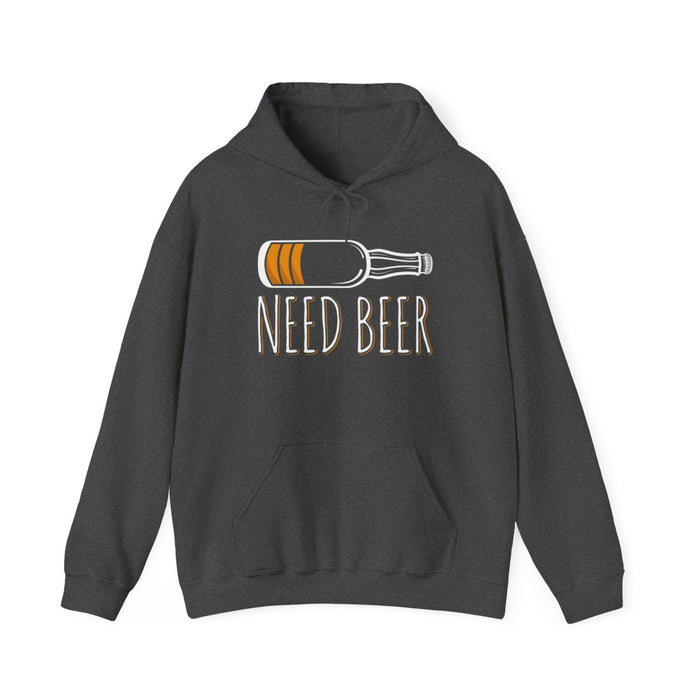 Need Beer Funny Drinking Hoodie - funny hoodie by Cheeky Business