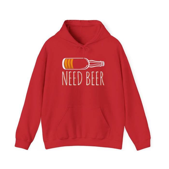 Need Beer Funny Drinking Hoodie - funny hoodie by Cheeky Business