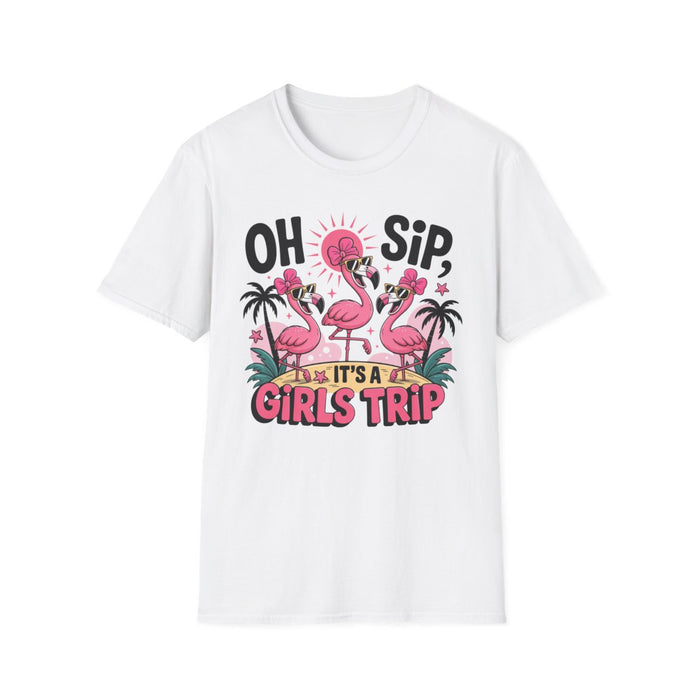 Oh Sip It’s a Girls Trip T-Shirt - funny t-shirt by Cheeky Business