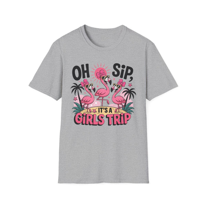 Oh Sip It’s a Girls Trip T-Shirt - funny t-shirt by Cheeky Business