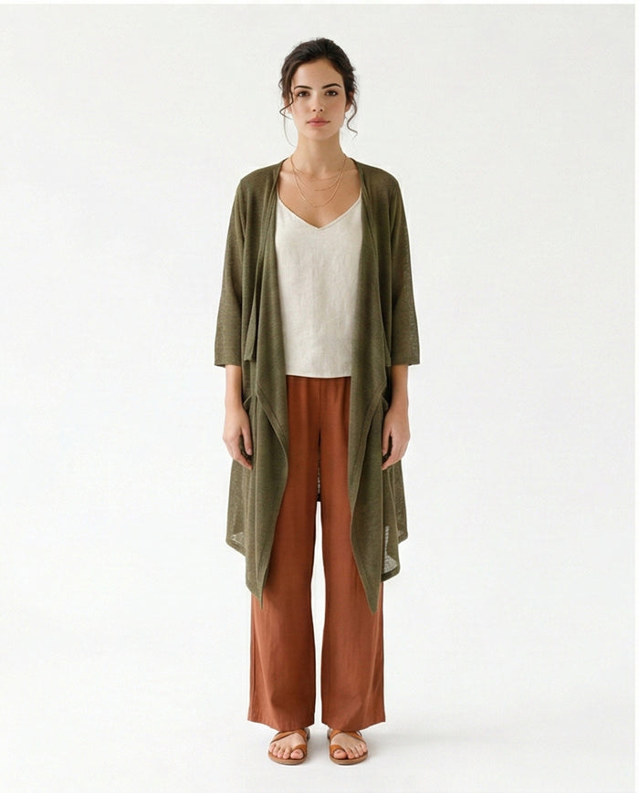 Women's Cardigan - Khaki
