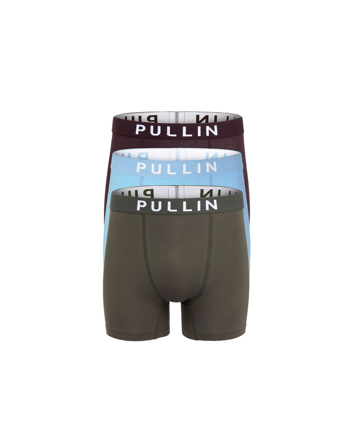 pack de 3 boxers homme boxer long pack20 PULLIN en coton