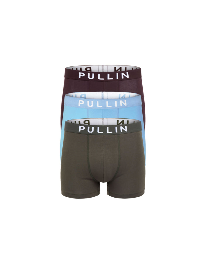 pack de 3 boxers homme boxer court pack20 PULLIN en coton