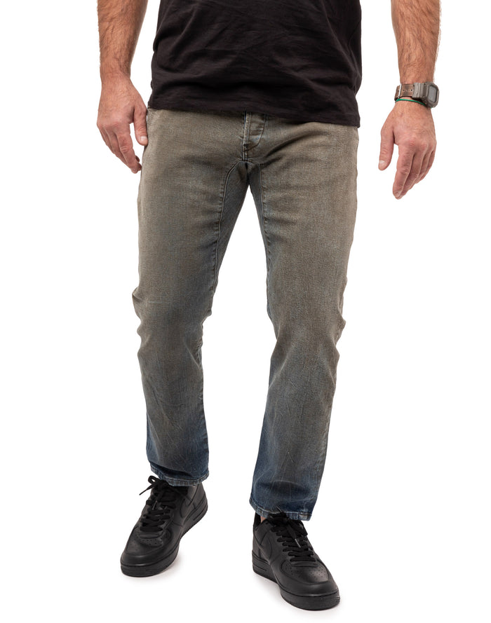 pantalon 7/8 eme blue PULLIN en coton