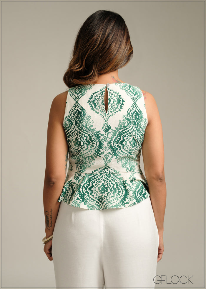 Peplum Top - 190925