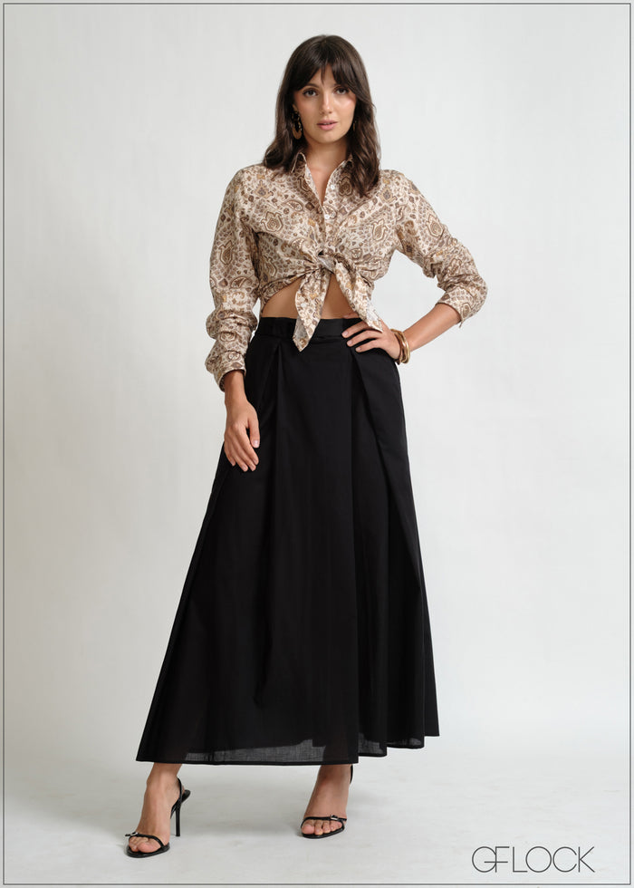 Pleated Detailed Skirt - 171225
