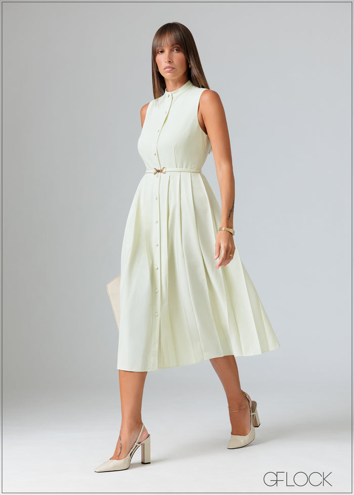Pleated Dress - 070426