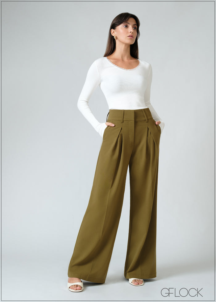 Pleated Pant - 260626