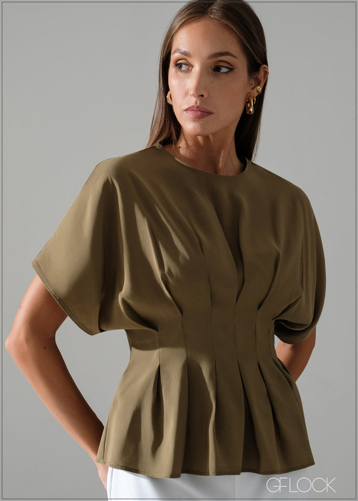 Pleated Top - 240826