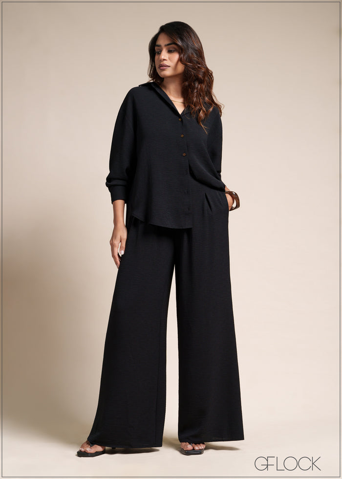 Pleated Wide Leg Pant - 110526