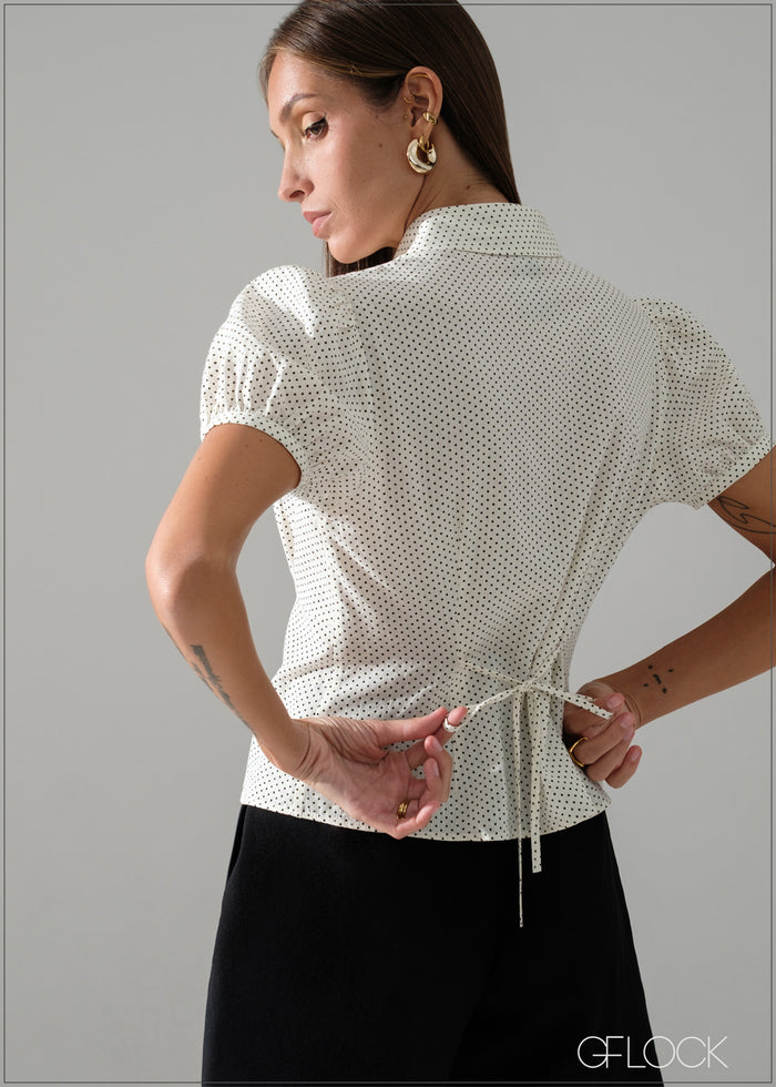 Polka Dot Top - 240826