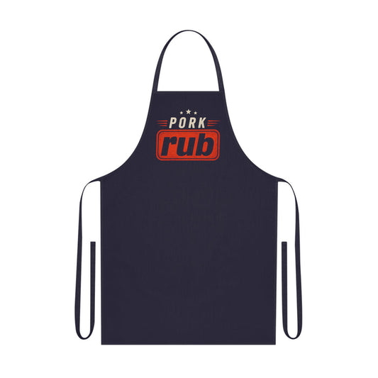 pork rub bbq apron clothing front product image