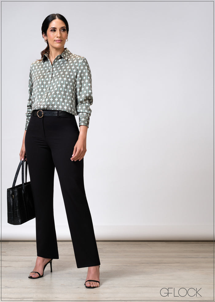 Printed Basic Shirt - 020625