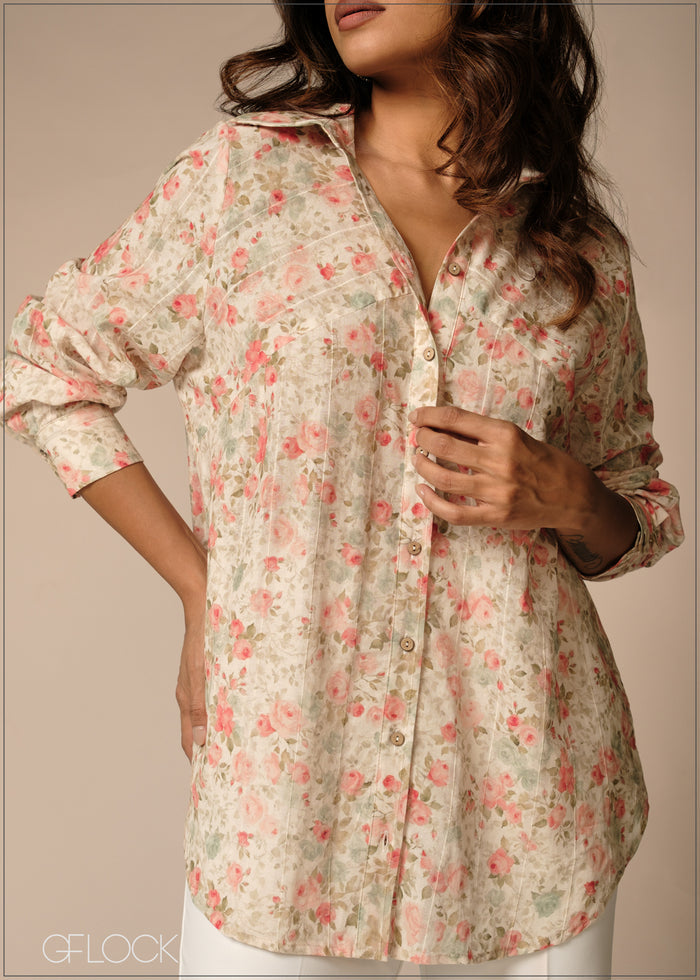 Printed Basic Shirt - 100426