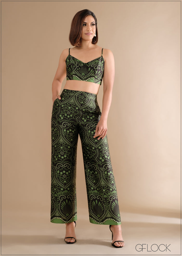 PRINTED BRALETTE TOP - 140324