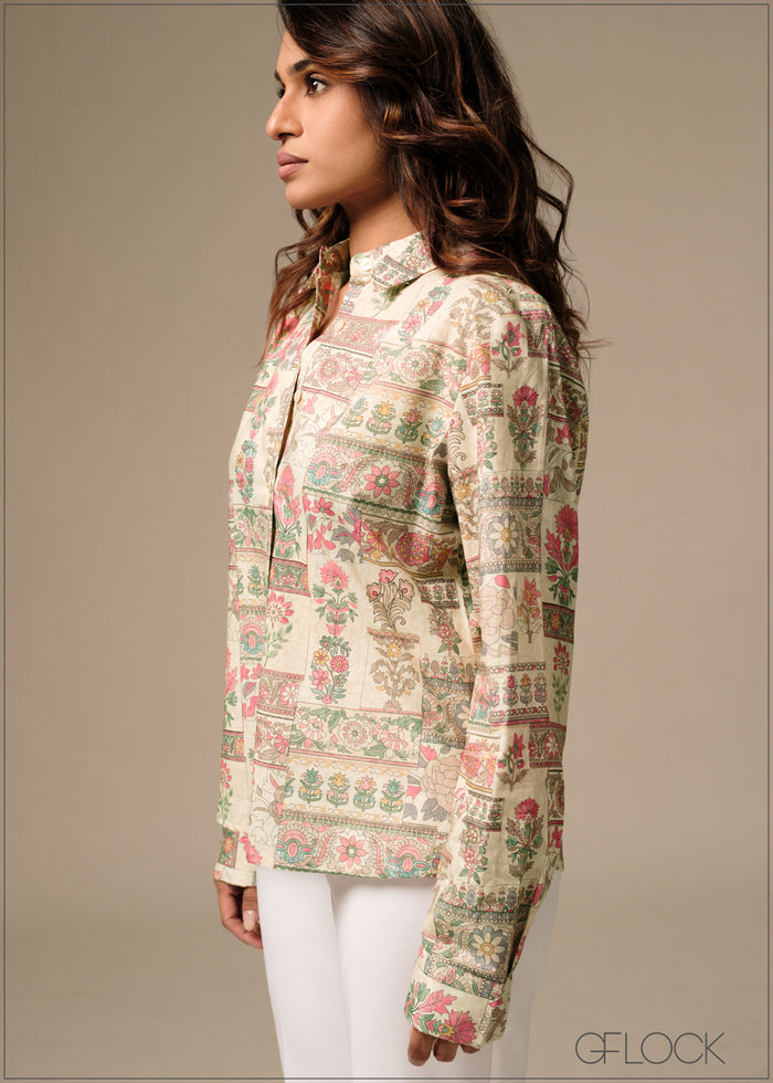 Printed Cotton Shirt - 270326