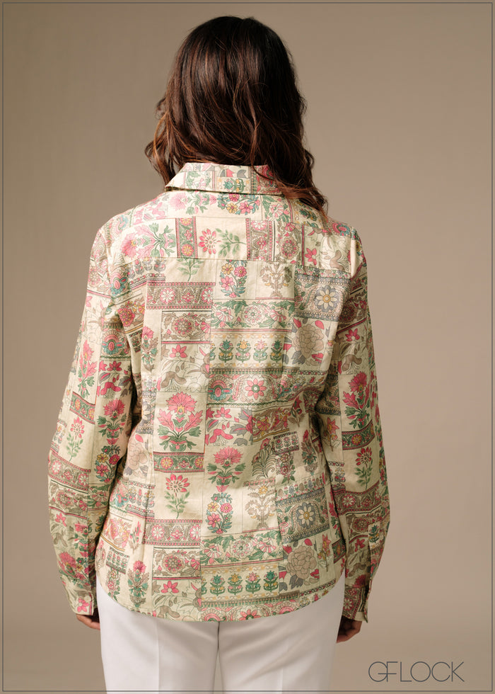 Printed Cotton Shirt - 270326