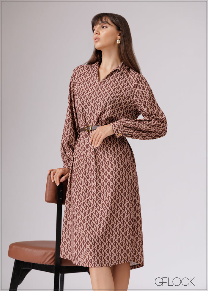 Printed Dress - 080526