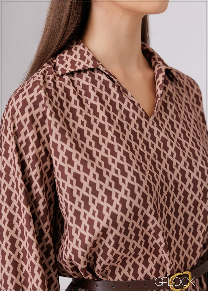 Printed Dress - 080526