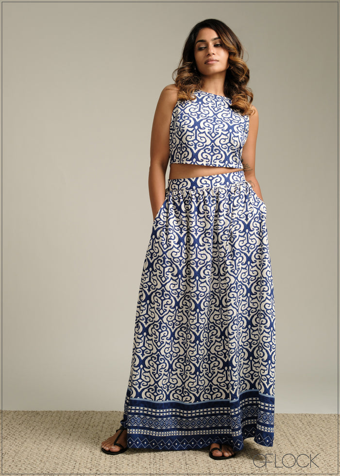 Printed Skirt - 190925