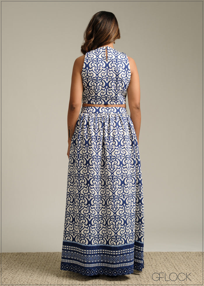 Printed Skirt - 190925