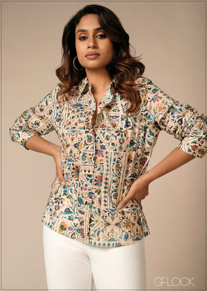 Printed Top - 100426