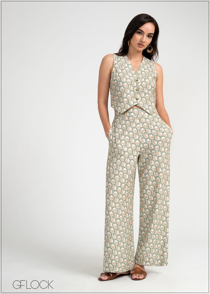 Printed Waistcoat - 050925