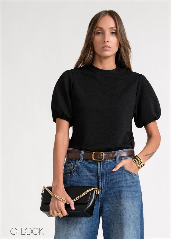 Puff Sleeve Top - 170826