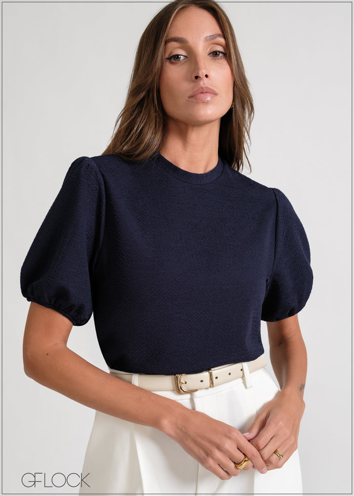 Puff Sleeve Top - 170826