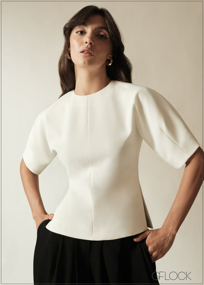 Puff Sleeve Top - 190626