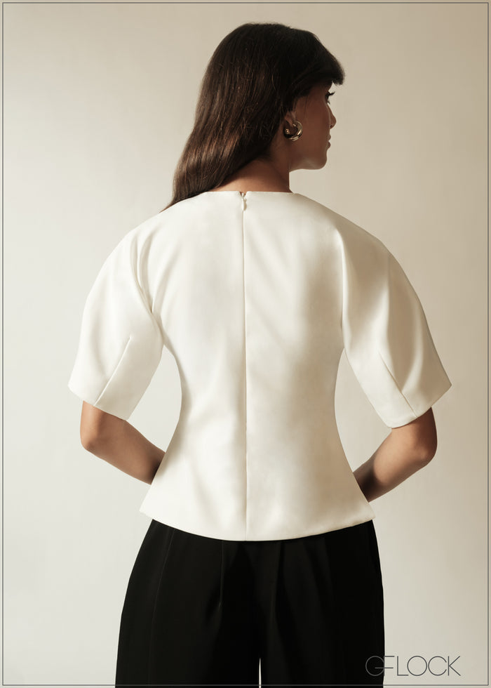 Puff Sleeve Top - 190626