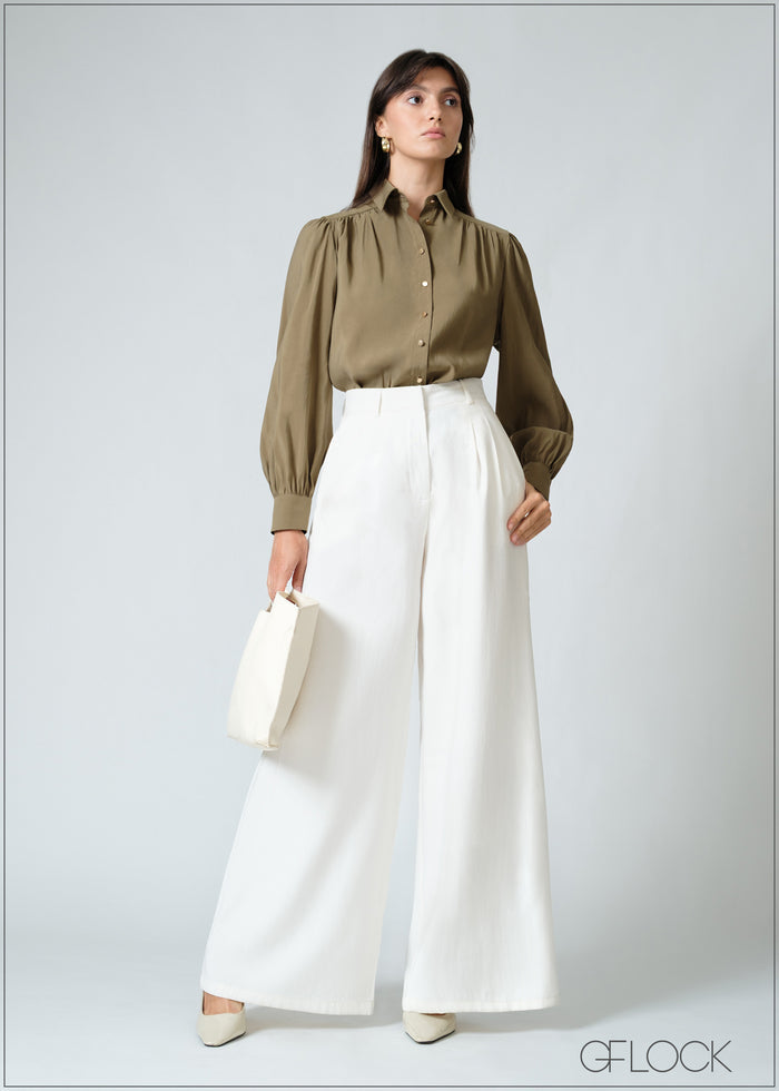 Puff Sleeved Shirt - 260626